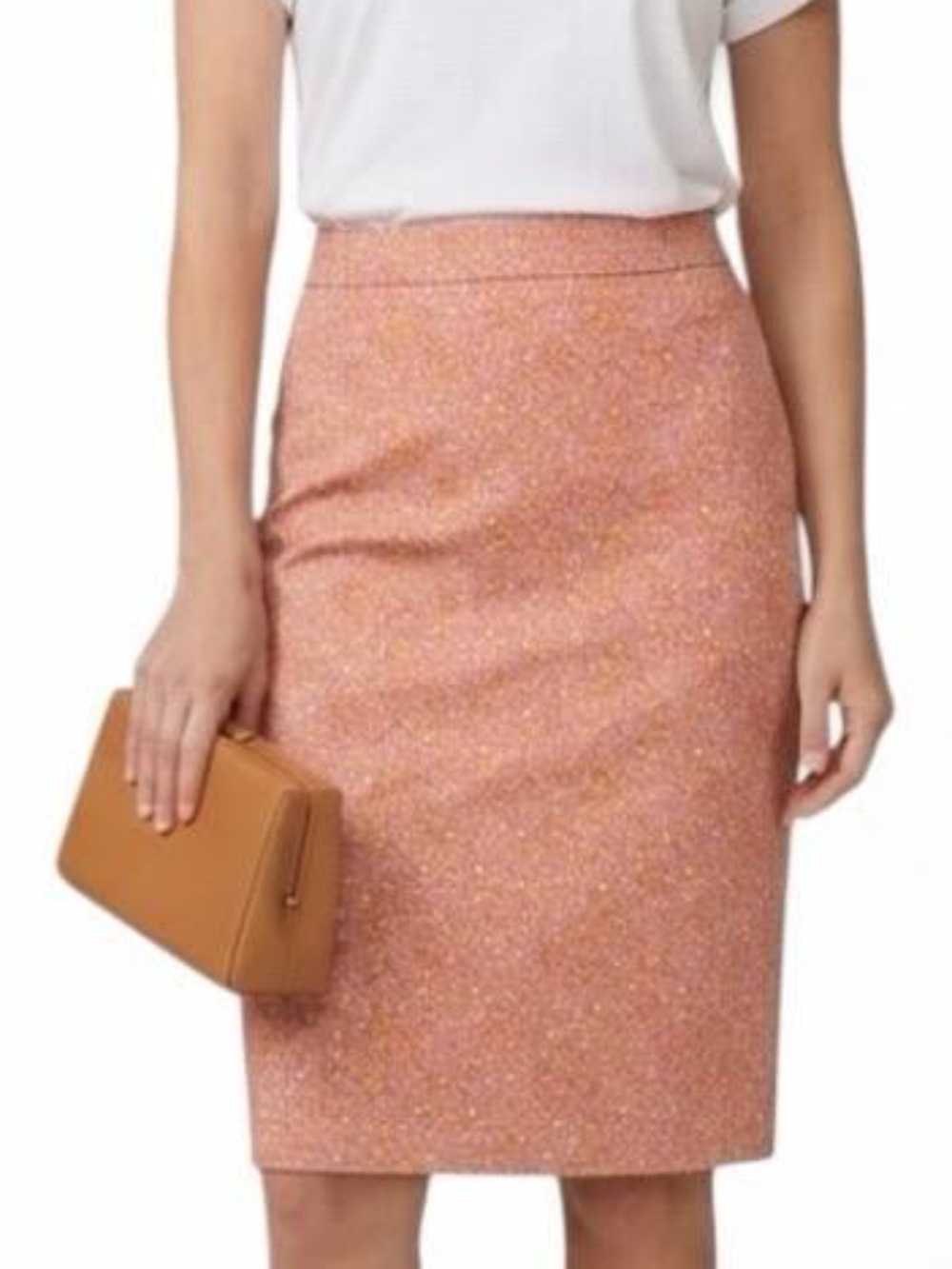Talbots Women's Orange and Pink Tulip Skirt